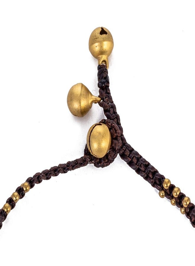 kelistom أساور الكاحل البوهيمية للنساء من كيليستوم، مصنوعة يدوياً من سلسلة خرز من الأحجار الطبيعية (سوار الكاحل على شكل جرس). - Image 4